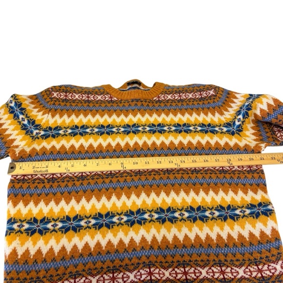 Todd Snyder Fair Isle Wool Pullover Sweater Women’s Size Medium - Picture 10 of 12